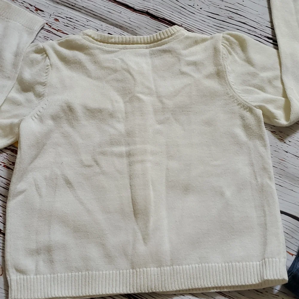 🆕️ GYMBOREE SKINNY JEANS AND CREAM CARDIGAN OUTFIT 👩